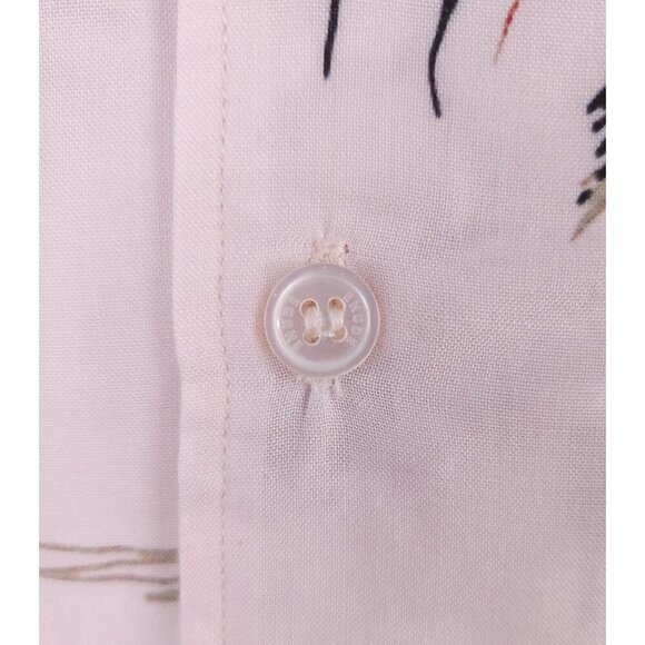 Rhude Hawaiian Shirt Size S Mens Pink Multi S/S 2022 NWT - Picture 4 of 13